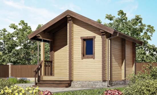 020-002-П Проект бани из дерева Котово | Проекты одноэтажных домов от House Expert