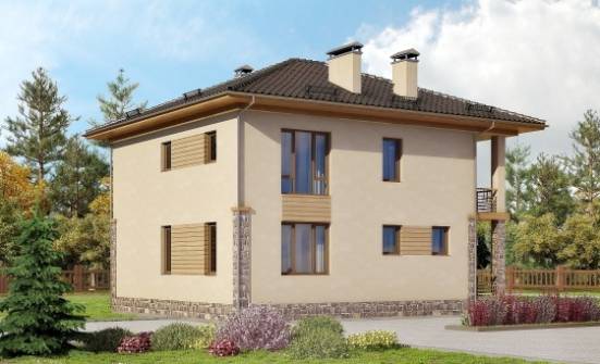 170-005-Л Проект двухэтажного дома, доступный дом из арболита Михайловка | Проекты домов от House Expert