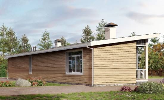110-004-Л Проект бани из кирпича Волжский | Проекты одноэтажных домов от House Expert