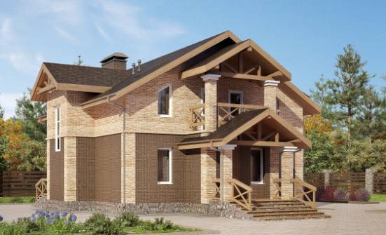 160-014-П Проект двухэтажного дома, экономичный дом из газосиликатных блоков Котово | Проекты домов от House Expert
