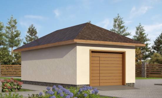 040-001-П Проект гаража из керамзитобетонных блоков Волжский | Проекты одноэтажных домов от House Expert
