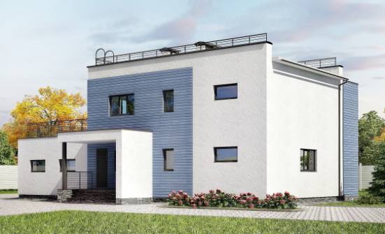 180-012-Л Проект двухэтажного дома и гаражом, классический дом из кирпича Волжский | Проекты домов от House Expert