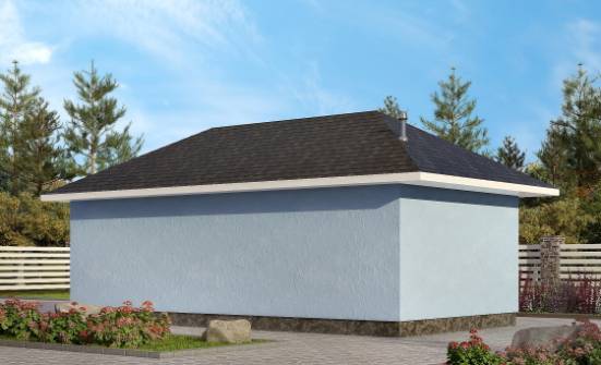 040-001-Л Проект гаража из газобетона Камышин | Проекты одноэтажных домов от House Expert