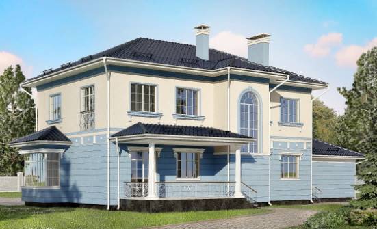 285-003-Л Проект двухэтажного дома, гараж, уютный загородный дом из кирпича Урюпинск | Проекты домов от House Expert
