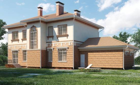 285-001-Л Проект двухэтажного дома, гараж, уютный загородный дом из кирпича Калач-на-Дону | Проекты домов от House Expert
