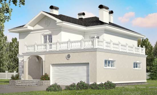340-002-П Проект двухэтажного дома, гараж, уютный загородный дом из кирпича Калач-на-Дону | Проекты домов от House Expert