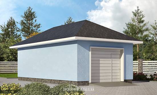 040-001-Л Проект гаража из газобетона Камышин | Проекты домов от House Expert