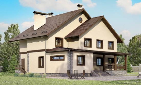 265-003-Л Проект двухэтажного дома, классический домик из блока Волгоград | Проекты домов от House Expert