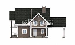 140-003-П Проект двухэтажного дома с мансардным этажом, гараж, доступный дом из керамзитобетонных блоков Урюпинск, House Expert