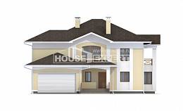 375-002-Л Проект двухэтажного дома, гараж, современный загородный дом из кирпича Михайловка, House Expert