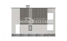 150-017-П Проект двухэтажного дома, недорогой домик из бризолита Котово, House Expert