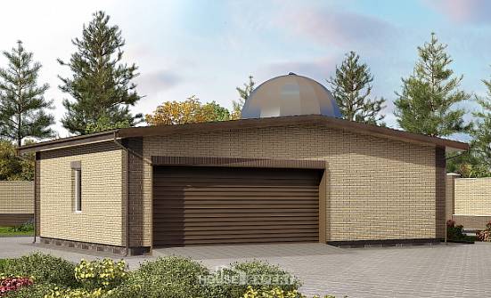 075-001-Л Проект гаража из кирпича Камышин | Проекты домов от House Expert