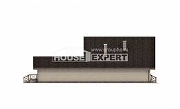 265-001-Л Проект двухэтажного дома с мансардой и гаражом, большой загородный дом из бризолита Фролово, House Expert