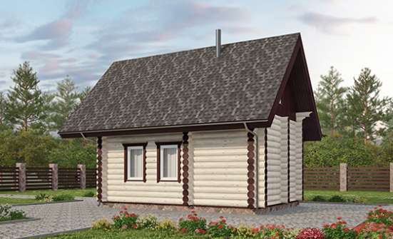 035-001-Л Проект бани из дерева Михайловка | Проекты одноэтажных домов от House Expert